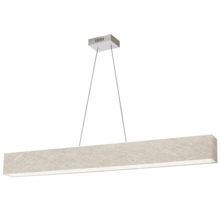Dainolite 30W Horiz Pendant, Gry/Clr Shade, Pc AUB-S5130HP-PC-2423